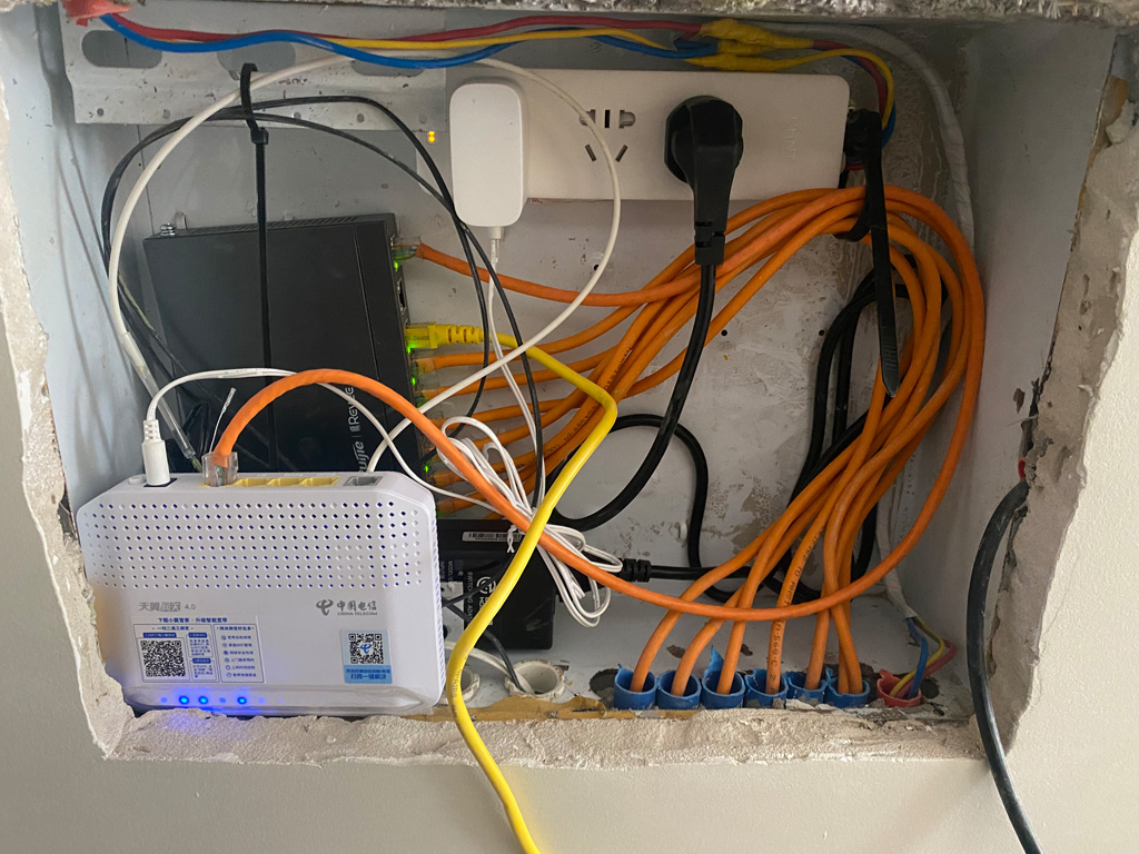 泗陽某家庭多媒體網絡與監控部署